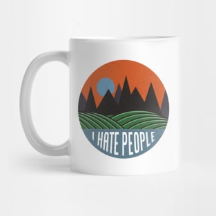 I Hate People Mug